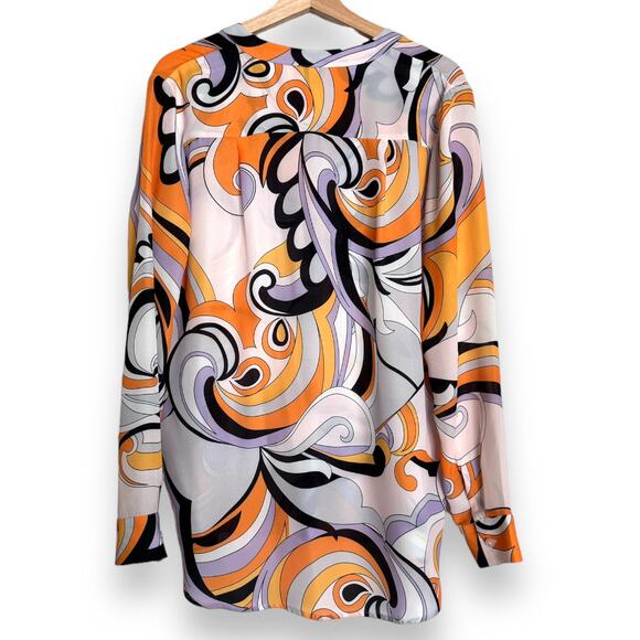 Marciano Mulitcolor Two Piece Retro 70's Blouse and Maxi Skirt Set Women's M - Picture 3 of 16